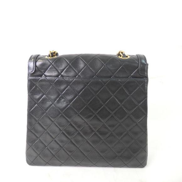 Chanel Shoulder Chain Black Bag Cocomark Matelasse - Picture 1 of 8